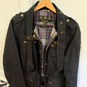 Original Barbour Tartan Women’s Coat, Black, Sz 12